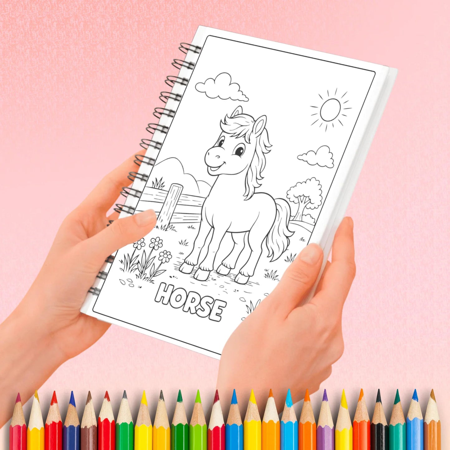Animal Coloring book Printable PDF | 25 Coloring Pages | Easy Bold Outlines | Kids Activity