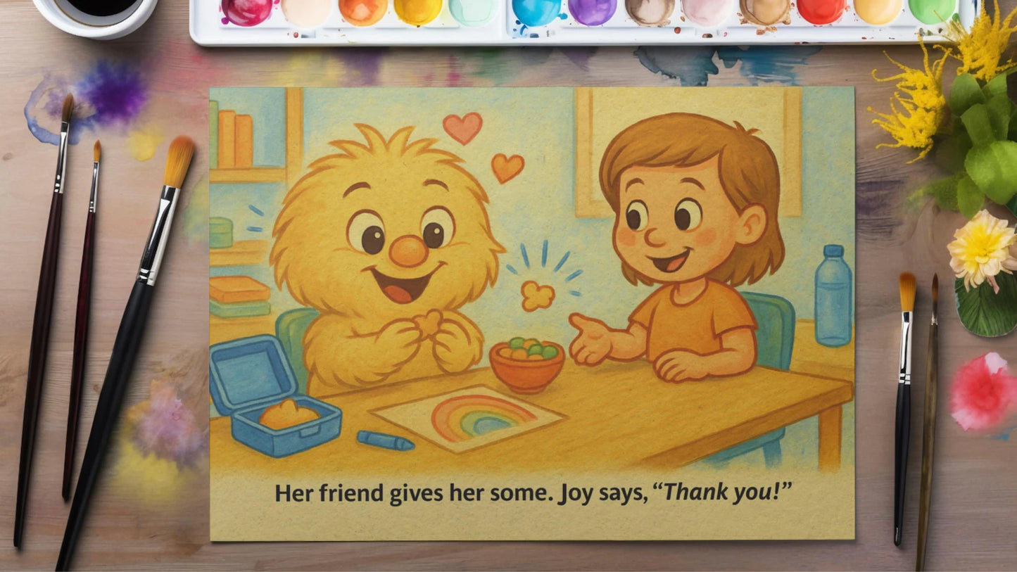 Social Stories Coloring Pages Printable PDF | Autism Social Skills | Captions Included | Landscape